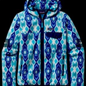 Patagonia Synchilla Full Zip Hooded Patterned Jacket